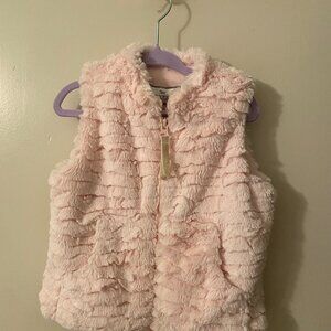 American Widgeon Girls Pink Cotton Candy Zip Up Vest Size 2T